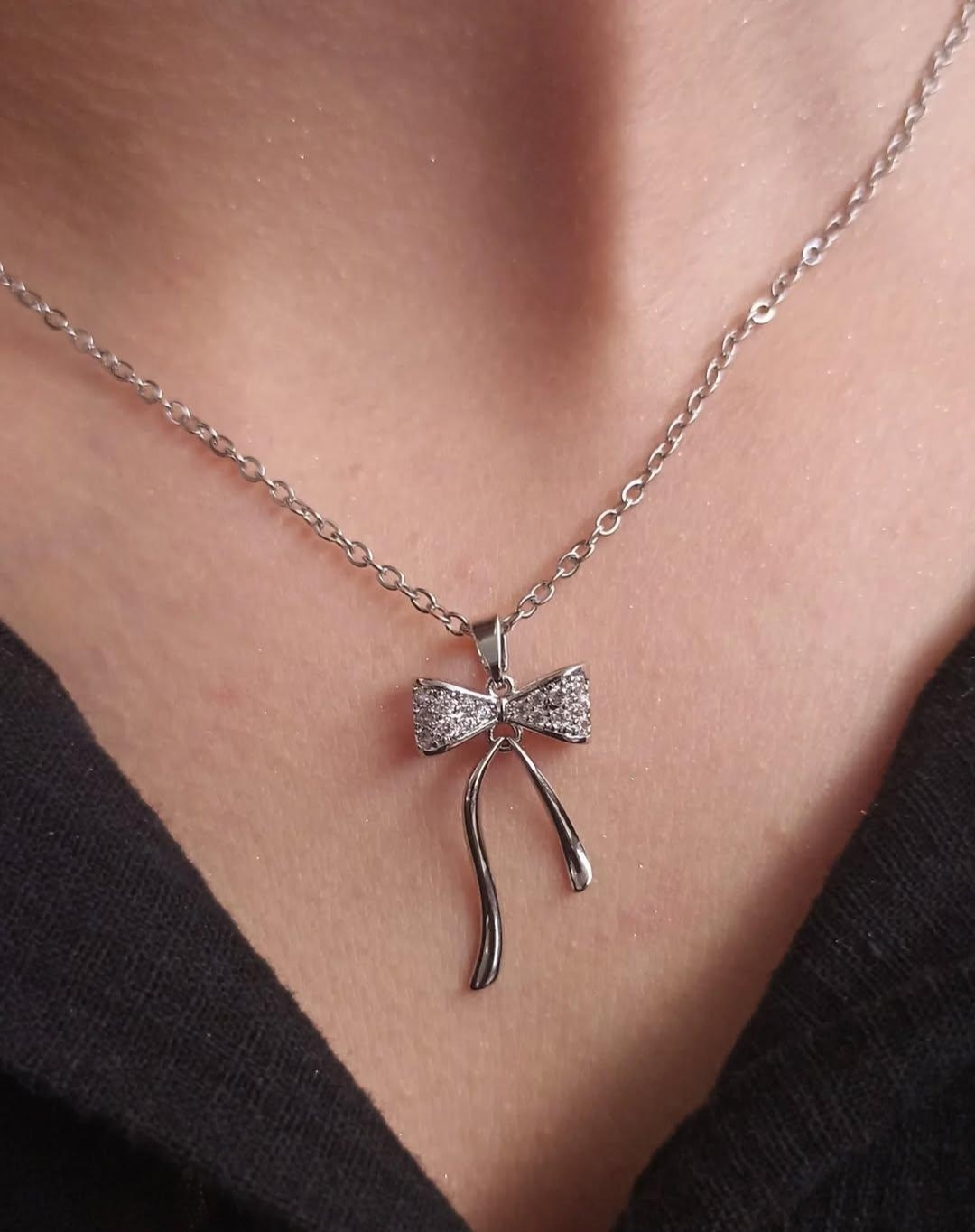 گردنبند جواهری پاپیون 🎀